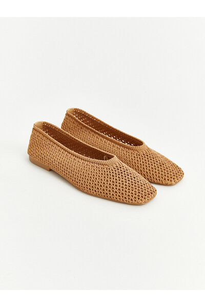 LC Waikiki Alita City Lcw Steps Beige Straw Women's Flat Shoes