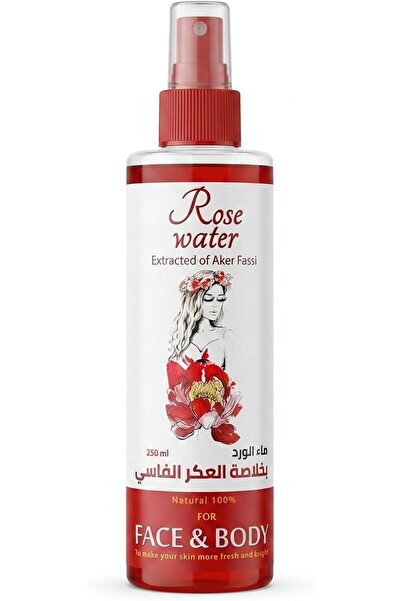VIOLA FLOWER ماء ورد طبيعي 100% مع خلاصة أكرو فاسي للوجه والجسم، 250 مل