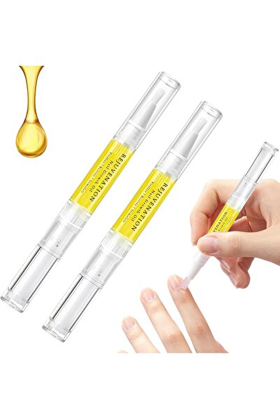 Yelajoy 2 PCS Nail Growth Oil, Cuticle Pen Strengthening Serum, Vitamin E For...