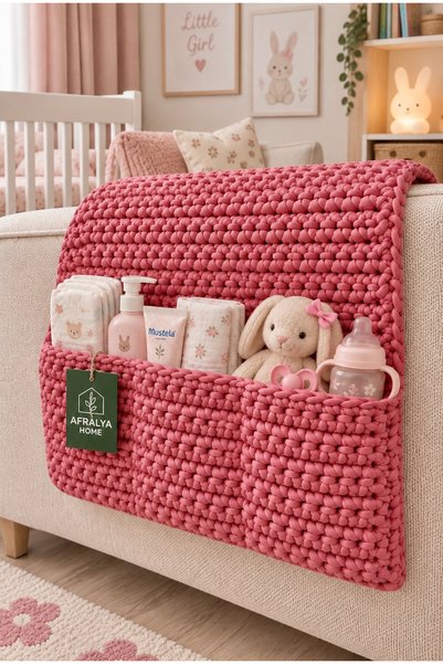 afralya home Children's Room/Baby Room Organizer with Mesh Pockets Organized ...