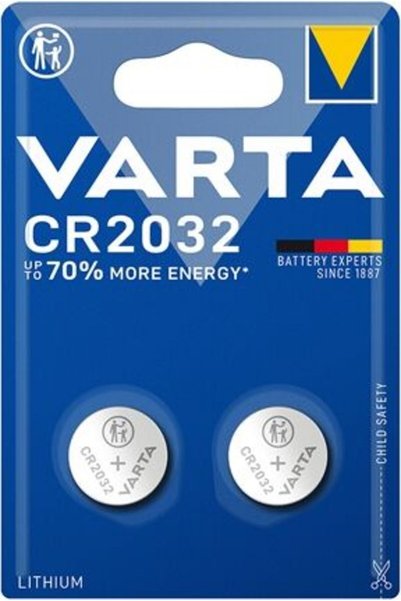 Varta BATERIE CR2032 BLISTER 2 BUC