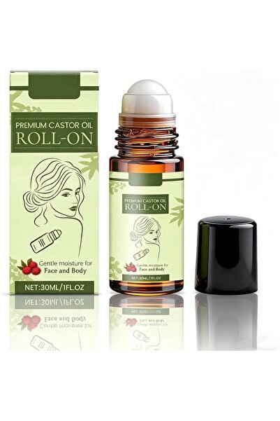 Salasabil Multi-Use Castor Oil Face Serum for Women,Under Eye Roller Ball for...