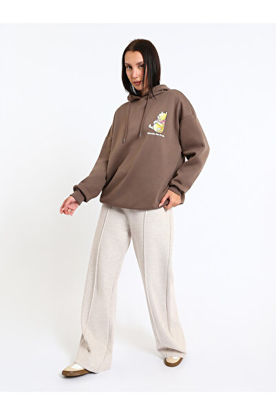 LC Waikiki Nevavm Lcw Comfort Beige Thessaloniki Plain Sweatpants with a Diff...