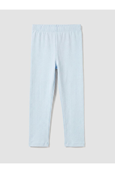 LC Waikiki Nevavm Blue Girls' Leggings with a Difference