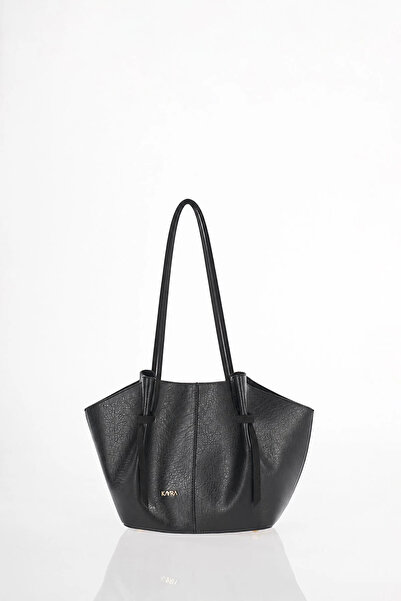 Kayra Puppy Shoulder Bag Black
