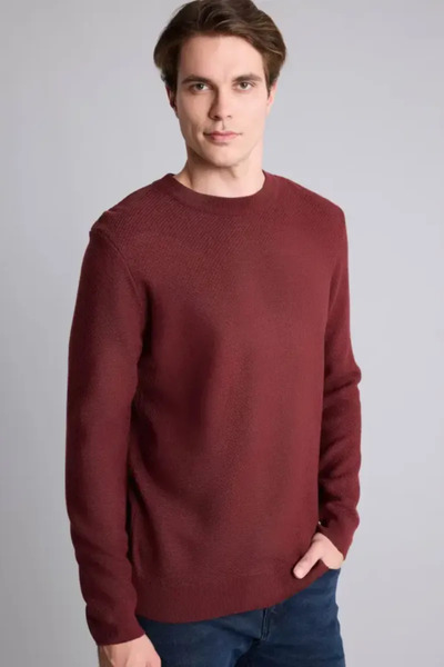 DeFacto Standard Fit Crew Neck Knitwear Sweater F1777Ax26Au