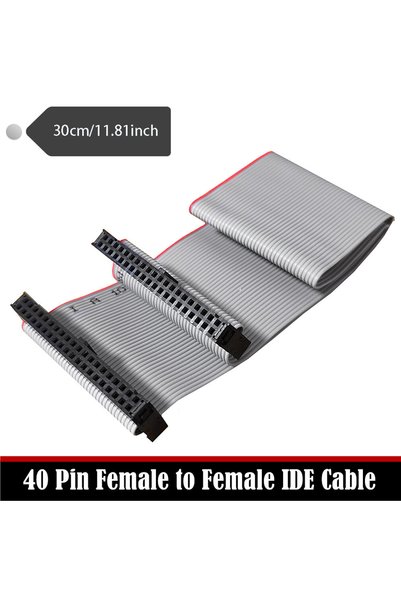 Choice 40Pin IDE Cable Female to Female 40 Pin for Mainboard Hard Disk Ribbon...