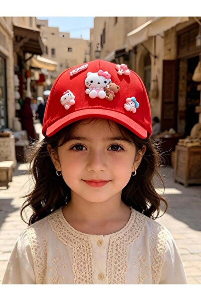 Hello Kitty Hats For Kids Outdoor Cartoon Adjustable Sunnet Hats, Children'S ...