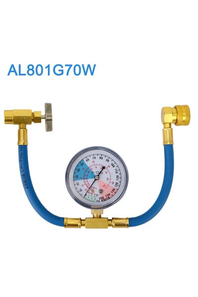 Choice AL801G70W مبرد R134a أنبوب شحن صمام مفتوح فريون R134a خرطوم إعادة شحن ...