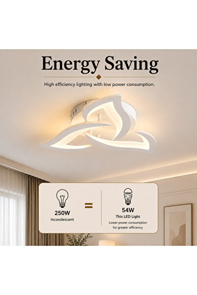 Sueva Candelabru LED Mini Narcisse Echivalent 250W Telecomandă D480mm