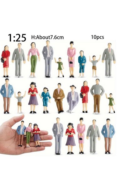 Choice 10pcs 76mm Valentine's Day Birthday Party Gift Train Scene Scale Model...