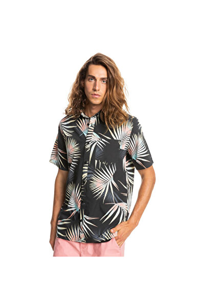 Quiksilver Ανδρικό Ποπ Τροπικό Κοντομάνικο Πουκάμισο XXL