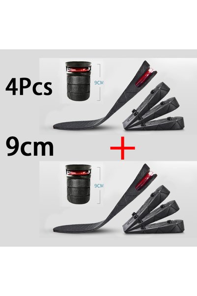 Choice Height 9CM-4Pcs Height Increase Insole Invisible Heightening Template ...