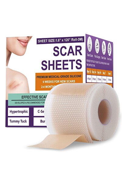 Choice Size 3M Silicone Scar Tape Silicone Scar Sheets Silicone Scar Removal ...