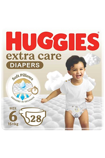 Huggies Extra Care Baby Diaper Size 6 15+ kg Value Pack 28 pcs
