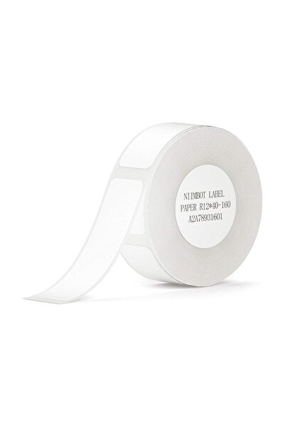 NiiMbot Thermal Label Maker Paper 0.47"×1.57" White Stickers Waterproof Tear-...