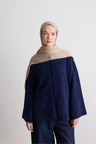 Modakaşmir Leaf Pattern Silky Jacquard Shawl