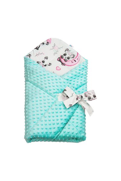 Maboo Υπνόσακος-Φάκελος 75x75εκ. Minky Sweet Pandas 70104150802