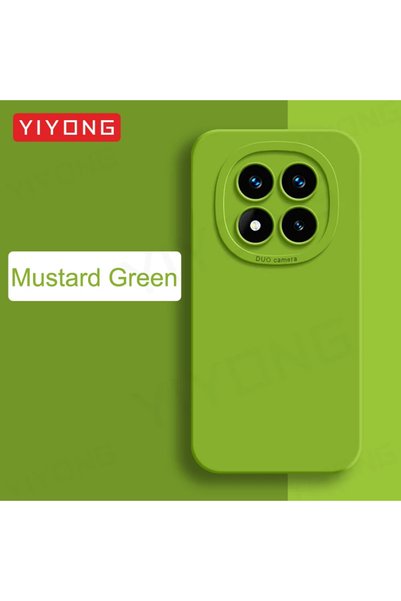 Choice غطاء سيليكون سائل ناعم من YIYONG باللون الأخضر لهاتف Redmi Note 15 5G ...