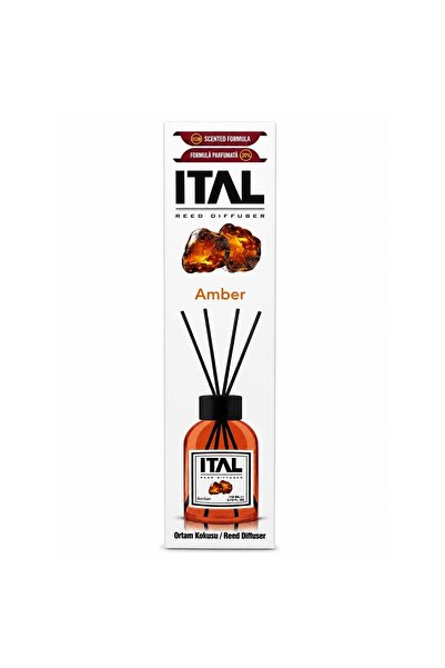 İtal Odorizant de cameră cu bețișoare parfumate, aromă de ambră, 100 ml