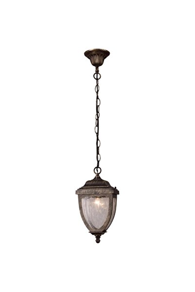 Klausen Outdoor wall light Florida KL5463, 1xE27, bronze, metal + glass, IP44...
