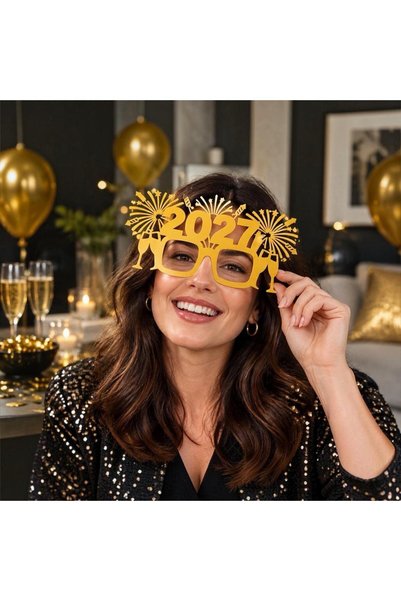 Trend KenT 3D Christmas Glasses New Year Party and Celebration Accessory Christmas Themed Funny Glasses