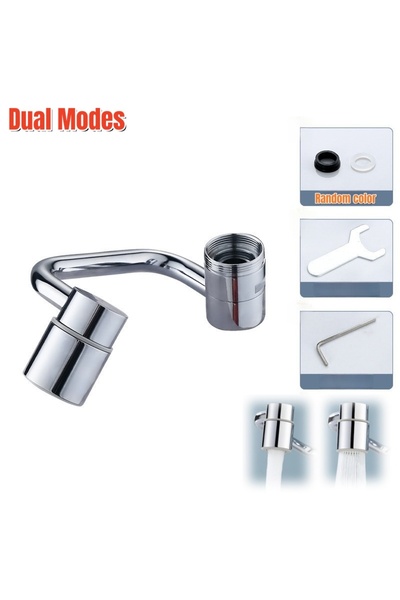 Choice Dual Modes New U Shaped 1080° Swivel Alloy Kitchen Faucet Extender Uni...