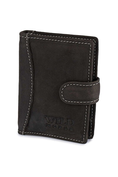Wild Horse Etui pentru carduri și documente din piele de abanos