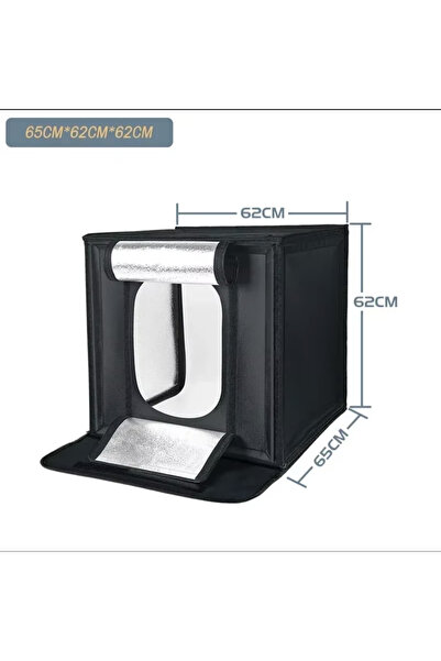 SH Photo Studio Box Portable Lightbox Tabletop Shooting PVC Backdrop Tent Pho...