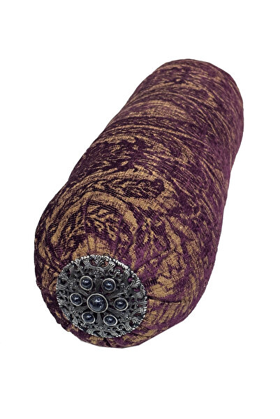 YASTIKMİNDER BY MELEK GÜVEN YASTIKMİNDER Koton Mor Goblen Dokuma 55x15 cm Dol...