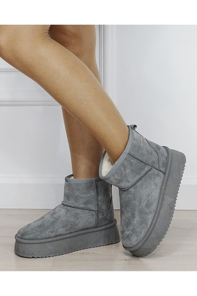 SOFILINE Women's short gray boots PU-13 M3