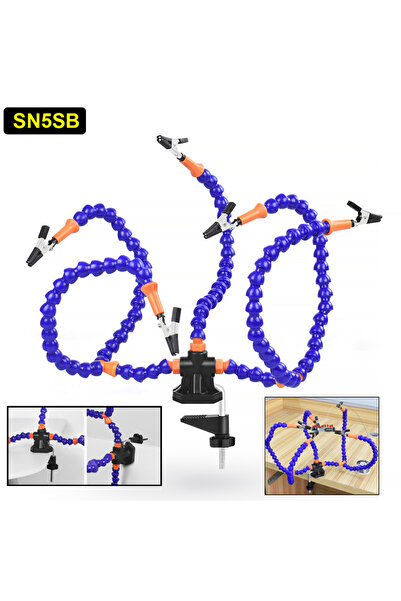 Choice SN5SB NEWACALOX Helping Hands Third Hand Soldering Tool PCB Holder Vis...