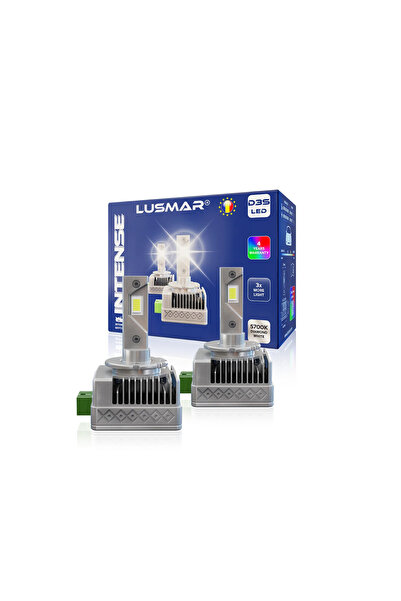 Lusmar Set 2 becuri LED auto D3S INTENSE LED-D, 5700K, 10000 lm, CANBUS integ...