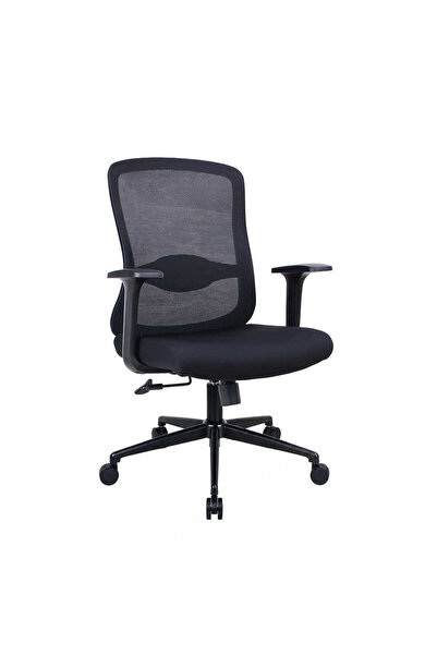 Adore Mobilya Ready-X Ergonomk Çalışma Koltuğu - File Siyah 68x99-109x66 cm