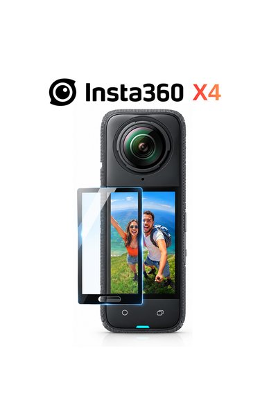 Coverzone Insta360 X4/X5/X6 Nano Jel Tam Kaplama, AR Yansıma Önleyici, Parmak...