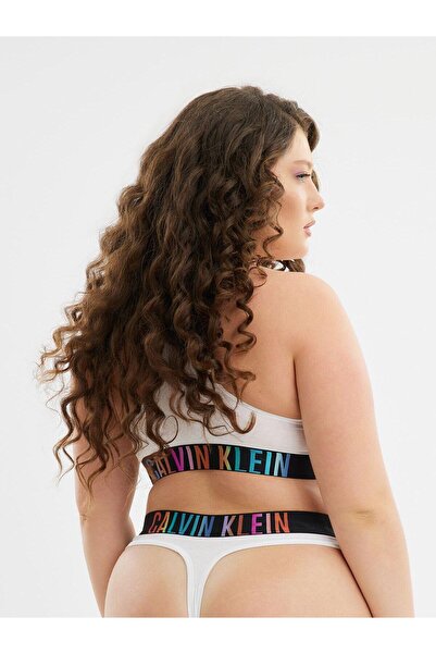 Calvin Klein THONG (FF), 100 Kadın Beyaz Tanga