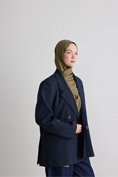 Modakaşmir Oval Pattern Silky Jacquard Shawl