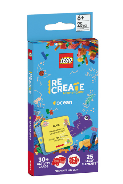 LEGO Recreate Activity Cards: Ocean