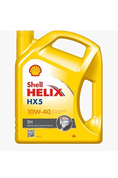 Genel Markalar Shell 10W-40 motor yağı Shell HX5 10W-40 4 litre