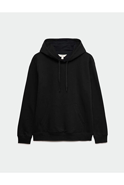 Marks & Spencer Basic Kapüşonlu Sweatshirt