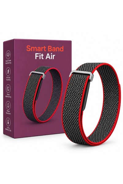 Smart Band سوار ذكي لتتبع اللياقة البدنية مع قياس معدل ضربات القلب ومستوى الأ...