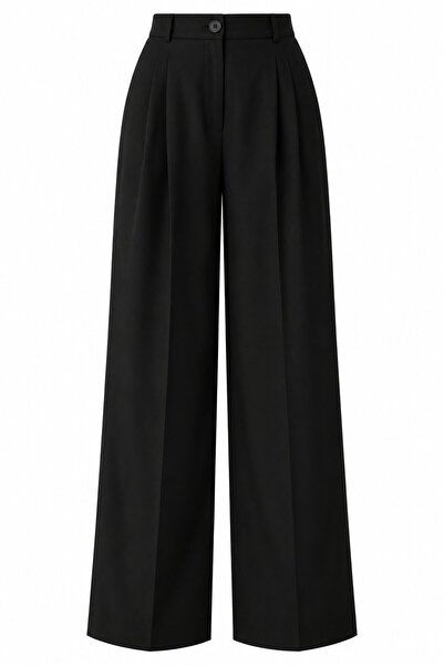 Laluvia Black Wide Leg Pants - 2Y3602