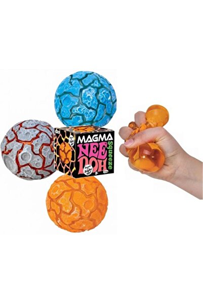 Needoh Nee Doh Magma Squeeze Ball Light-Up Fidget Toy