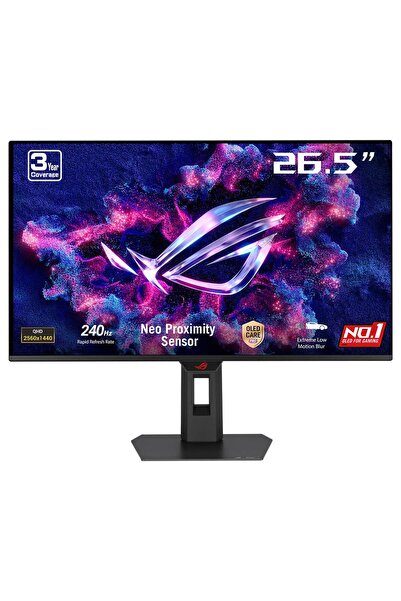 ASUS ROG Strix OLED XG27AQDMESZ 26.5 inç 240Hz 0.03ms 2K QHD Adaptive Sync QD...