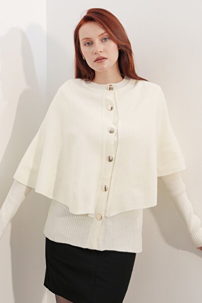 Hiccup Bdart Ribbed Textured Long Sleeve Buttoned Cardigan