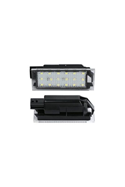Xentech Light Set de 2 lumini LED pentru plăcuța de înmatriculare Renault Meg...