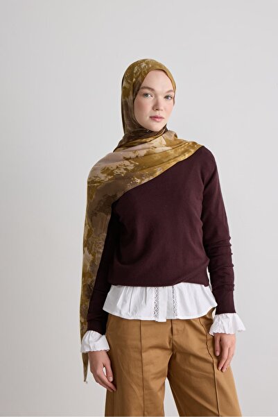Modakaşmir Quartz Pattern Nua Viscose Shawl