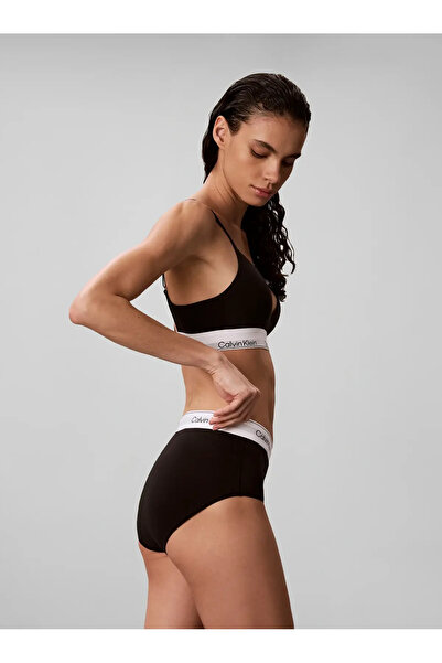 Calvin Klein HIGH WAIST HIPSTER, UB1 Siyah Kadın Külot