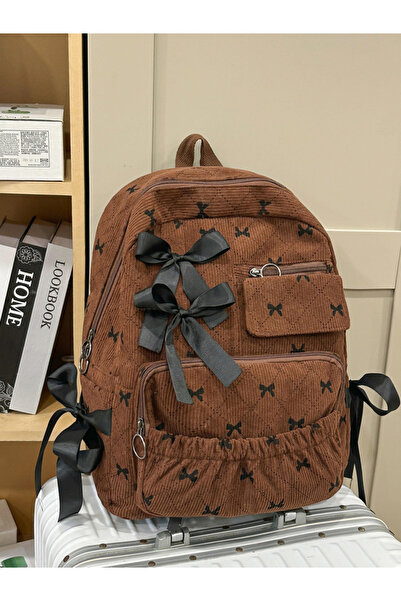Take Two By Styli Bow Pattern Backpack