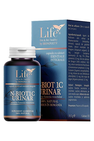 Life Capsule uleiuri esentiale integrale N-BIOT 1C urіnar 30cps